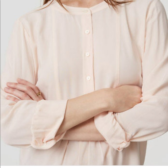 Ann Taylor loft long sleeve Henley - Picture 1 of 8